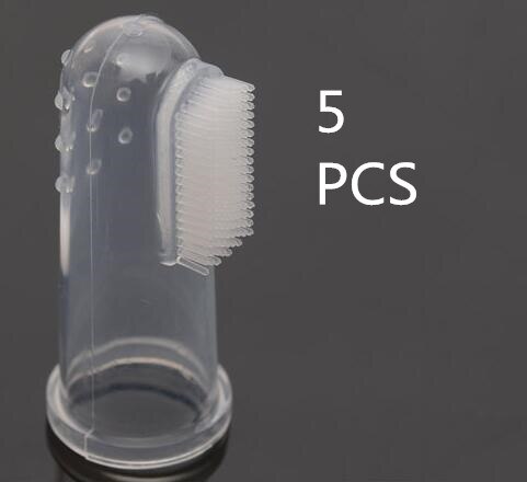 Pet Products Silicone Gloves Dog Toothbrush Super Soft Pet Finger Toothbrush for Dogs and Cats Clean Teeth